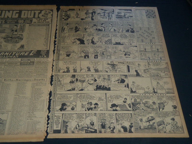 1941 JULY 24 CLEVELAND NEWS NEWSPAPER - WHEELER TRIED TO AROUSE ARMY - NT 7467