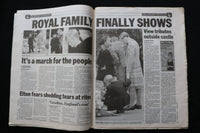 1997 SEPTEMBER 5 NEW YORK DAILY NEWS NEWSPAPER - THE PAIN OF DI'S SONS - NP 8914