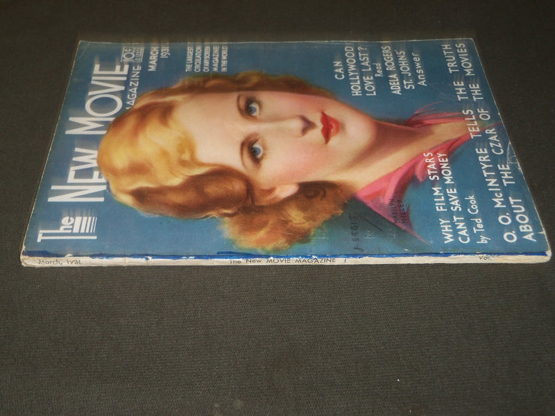 1931 MARCH THE NEW MOVIE MAGAZINE - MARILYN MILLER COVER - M 302