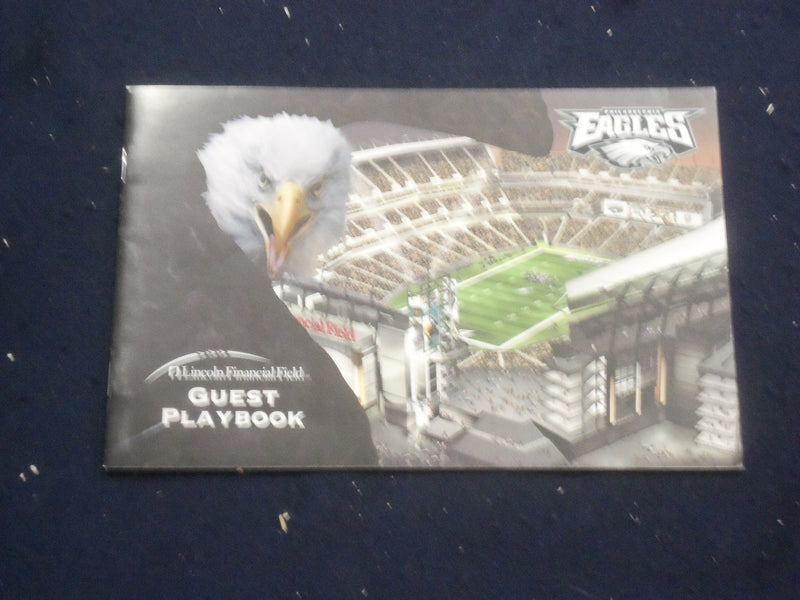 2003 PHILADELPHIA EAGLES LINCOLN FIELD GUEST PLAYBOOK - J 5859
