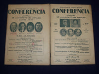 1934 CONFERENCIA JOURNAL DE L'UNIVERSITE DES ANNALES LOT OF 3 - FRENCH - J 1723