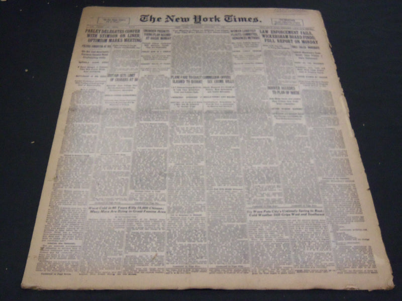 1930 JANUARY 11 NEW YORK TIMES - MARRA MISSING IN TEST FLIGHT - NT 4191