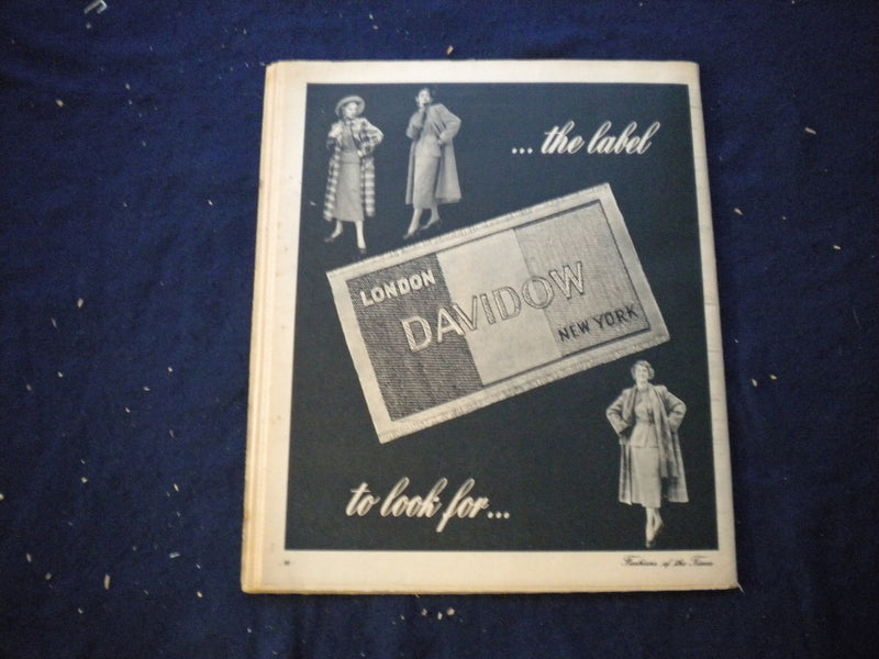 1948 OCTOBER 31 THE NEW YORK TIMES NEWSPAPER - FASHION OF THE TIMES - NP 6024