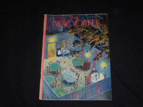1949 SEPTMEBER 24 THE NEW YORKER MAGAZINE - ILLUSTRATED COVER - NY 332