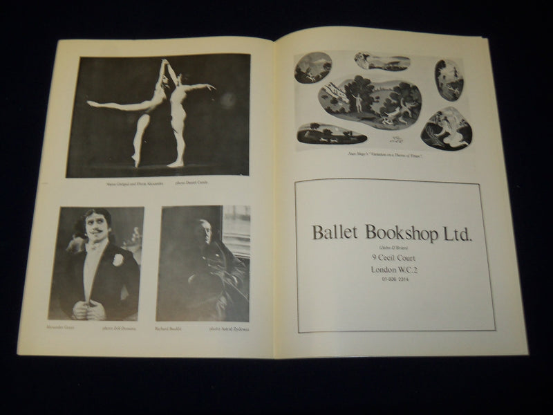1971 THE GREATEST SHOW ON EARTH BALLET PROGRAM - LONDON COLISEUM - J 5088