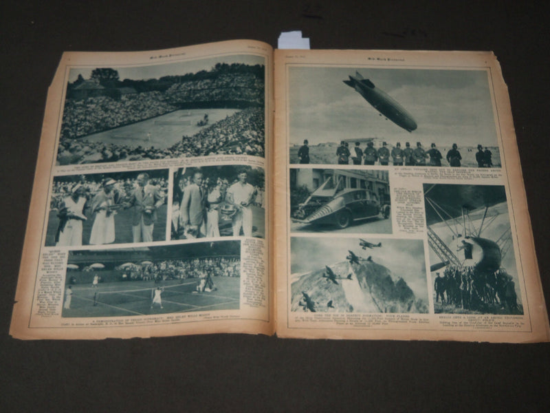 1931 AUGUST 15 MID-WEEK PICTORIAL MAGAZINE SECTION - MR & MRS. LINDBERGH- J 3249