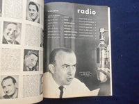 1956 WHO'S WHO IN TELEVISION AND RADIO MAGAZINE - GEORGE GOBEL COVER - SP 4781F