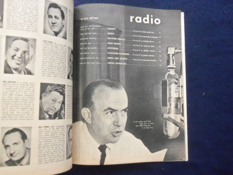 1956 WHO'S WHO IN TELEVISION AND RADIO MAGAZINE - GEORGE GOBEL COVER - SP 4781F