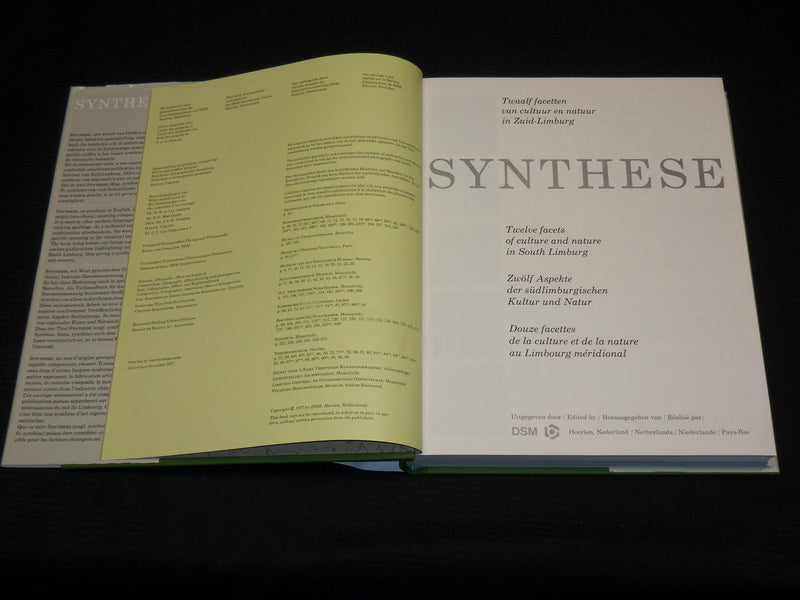 1977 SYNTHESE SOUTH LIMBURG HARDCOVER BOOK - NICE PHOTOS - R 709Z