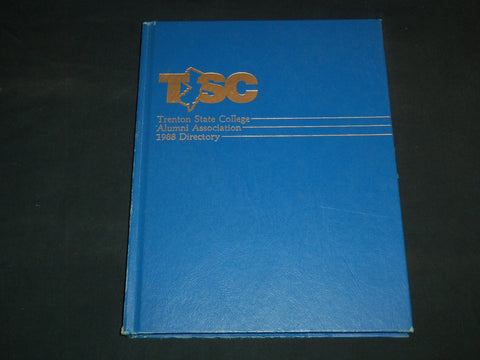 1988 TRENTON STATE COLLEGE ALUMNI ASSOCIATION DIRECTORY - KD 1111Q