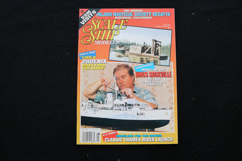 1996 MAY SCALE SHIP MODELER MAGAZINE - HMCS SACKVILLE COVER - E 10195