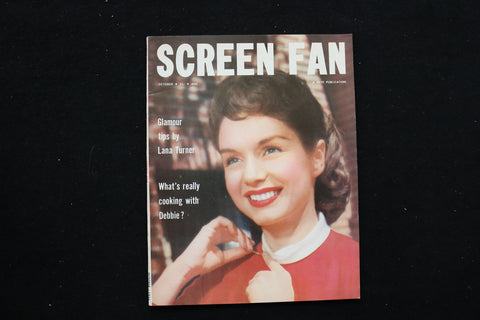 1954 OCTOBER SCREEN FAN MAGAZINE - DEBBIE REYNOLDS COVER - E 10647