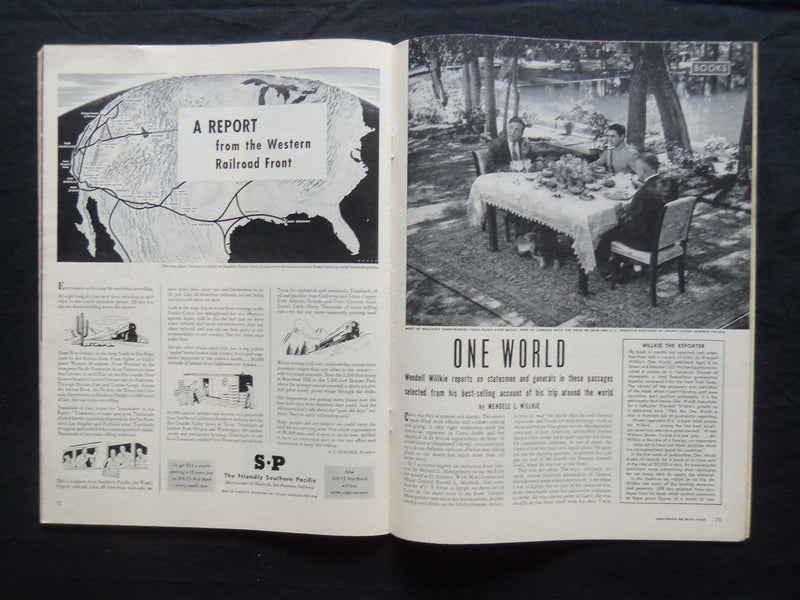 1943 APRIL 26 LIFE MAGAZINE - JUNIOR ARMY NAVY ORGANIZATION - L 336