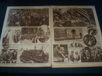 1919 SEPT 14 NY TIMES PICTURE SECTION LOT OF 2 -FIGHTING FIRST DIVISION- NT 7376