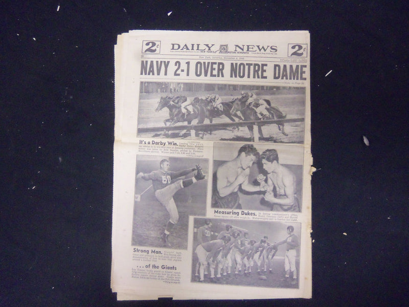 1944 NOVEMBER 4 NEW YORK DAILY NEWS - JAPS ATTACK HALSEY FLEET - NP 2161
