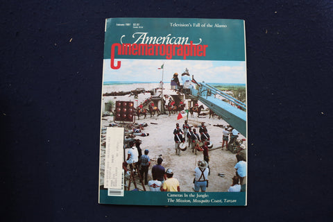 1987 FEBRUARY AMERICAN CINEMATOGRAPHER MAGAZINE - TV'S THE ALAMO COVER - E 17736