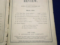 1878-1881 NORTH AMERICAN REVIEW LOT OF 7 ISSUES - NICE STORIES/ARTICLES - WR 672