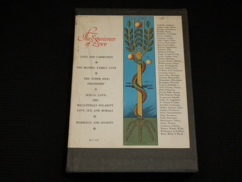 1964 THE WORLD OF LOVE BOXED SET OF 2 VOLUMES - ISIDOR SCHNEIDER - KD 5402J
