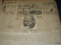 1906 APRIL 12 THE BOSTON HERALD NEWSPAPER - BAILEY, CIRCUS MAGNATE DEAD - BH 275