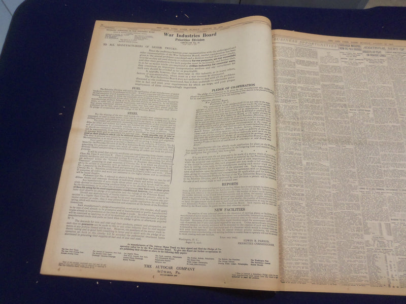 1918 AUGUST 18 NEW YORK TIMES - JOYCE KILMER SLAIN ON THE WEST FRONT - NT 9207