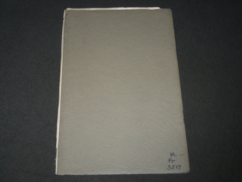 1926 THE SEWICKLEY PRESBYTERIAN CHURCH HISTORICAL SKETCH MAGAZINE - J 2809