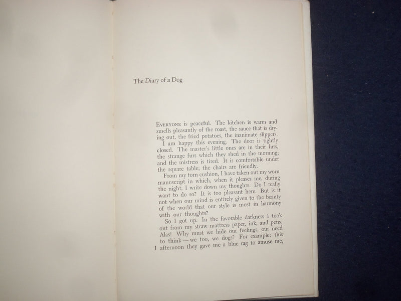 1956 THE BLUE DOG HARDCOVER BOOK BY ANNE BODART - ALICE B. TOKLAS - KD 9145