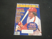 1980 APRIL BASEBALL MAGAZINE - PETE ROSE COVER - B 6348D