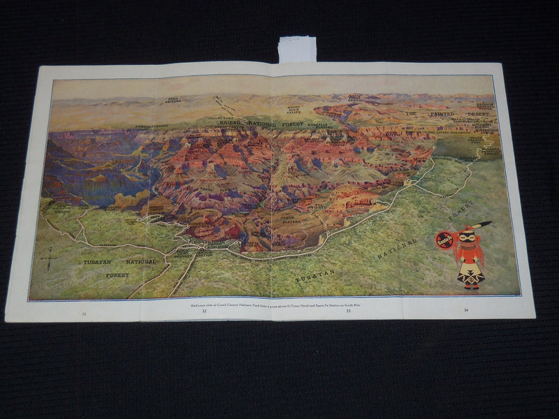 1931 GRAND CANYON OUTINGS BOOK - SANTA FE - J 9591