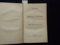 1855 THEORY OF THE MORAL SYSTEM HARDCOVER BOOK - KD 8454