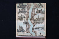 1900'S PANORAMA VOM RHEIN MAINZ-COLN FOLD-OUT HARDCOVER BOOK - K 2360