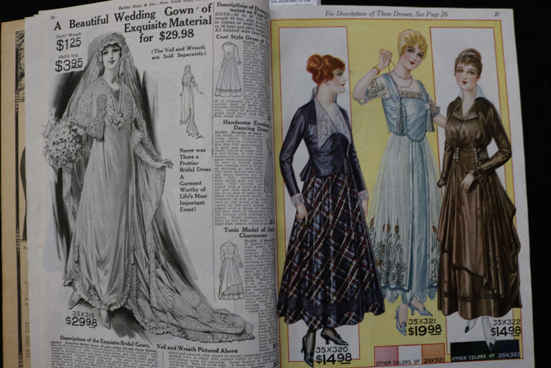 1915-1916 FALL AND WINTER FASHIONS BELLAS HESS & CO CATALOG - K 2450