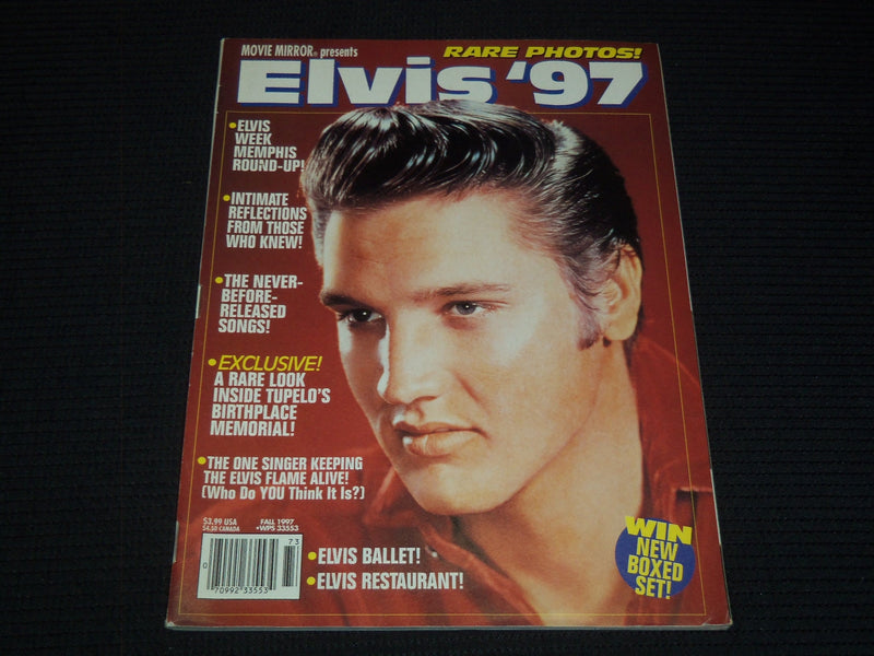 1997 MOVIE MIRROR PRESENTS ELVIS '97 MAGAZINE - ELVIS PRESLEY COVER - E 15486