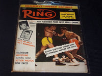 1956 AUGUST THE RING MAGAZINE - HURRICANE & PATTERSON FRONT COVER - E 4659
