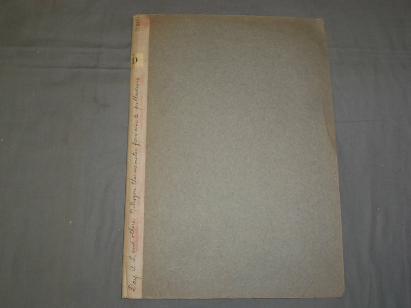 1910 THE NITROGEN THERMOMETER FROM ZINC TO PALLADIUM - J 4910