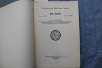1929 NOVEMBER THE ANNALS - POLICE AND THE CRIME PROBLEM SOFTCOVER BOOK - K 3201