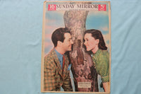 1938 FEB 20 SUNDAY MIRROR NEWSPAPER MAGAZINE SECTION -TAYLOR-O'SULLIVAN- NP 9074