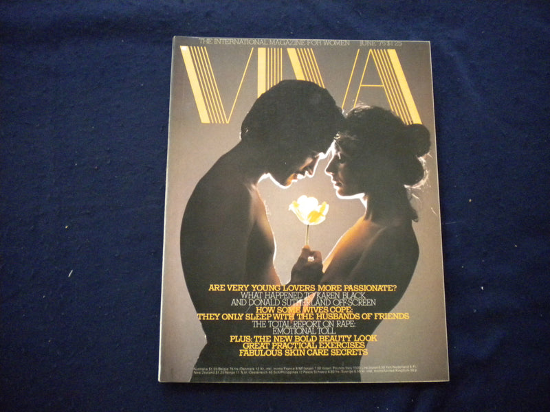 1975 JUNE VIVA MAGAZINE - ARE VERY YOUNG LOVERS MORE PASSIONATE? - B 638P