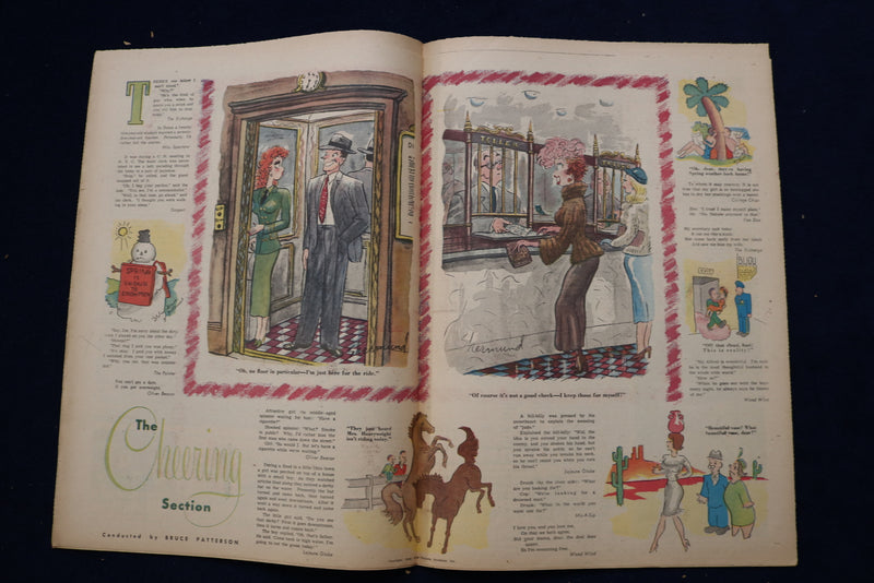 1949 MARCH 6 PICTORIAL REVIEW MAGAZINE - A NICE ILLUSTRATED COVER - E 23139