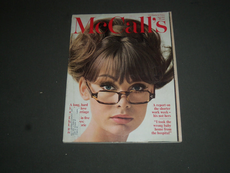 1965 APRIL MCCALL'S MAGAZINE - NICE COVER, STORIES & ADS - SP 6979