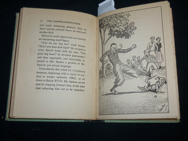1931 THE SHEPPER-NEWFOUNDER HARDCOVER BOOK BY STEWART EDWARD WHITE - KD 6608