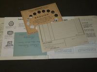 1949-1951 FABRIQUES TRIBAUDEAU CATALOG LOT OF 2 - WATCHES - JEWELRY- FR 1398