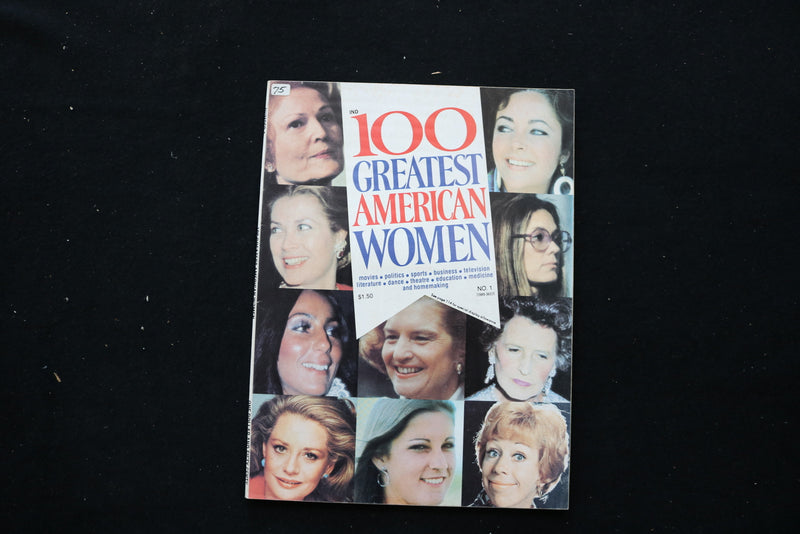 1976 100 GREATEST AMERICAN WOMEN MAGAZINE - NUMBER 1 COVER - SP 4192F