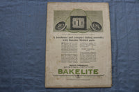 1928 AUGUST RADIO ENGINEERING MAGAZINE - MANUFACTURING PROC. COVER - ST 1767C