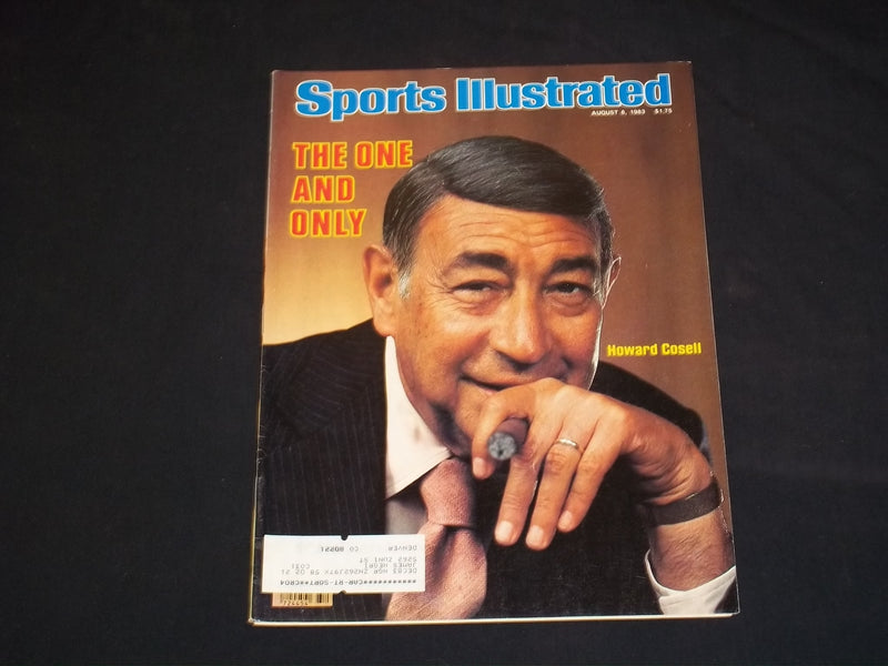 1983 AUGUST 8 SPORTS ILLUSTRATED MAGAZINE - HOWARD COSELL COVER - SP 9105