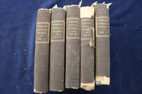 1839 THE POETICAL WORKS OF EDMUND SPENSER HARDCOVER BOOKS - 5 VOLUMES - KD 9450