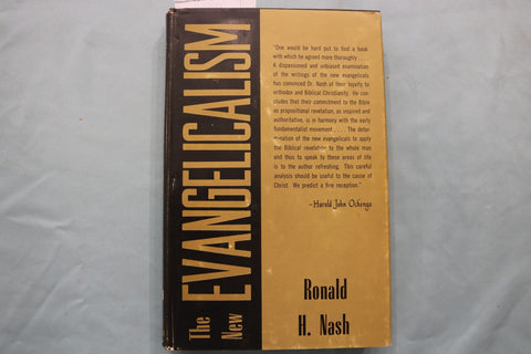 1963 THE NEW EVANGELICALISM HARDCOVER BOOK BY RONALD H. NASH - KD 9638