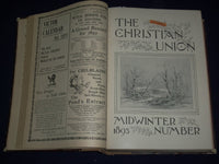 1893 JAN 7 - JUNE 24 THE CHRISTIAN UNION BOUND VOLUME - ILLUSTRATIONS - KD 2382
