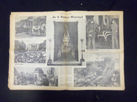 1945 APRIL 15 NEW YORK DAILY NEWS - FAREWELL TO F.D.R. - NP 2096