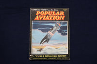 1938 MARCH POPULAR AVIATION MAGAZINE - CURTISS P-37 COVER - E 11330
