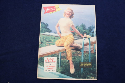 1956 AUGUST 19 NY MIRROR MAGAZINE - RITA COLTON COVER - E 22590